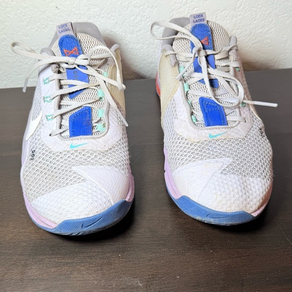 Nike Purple and Blue Sneakers Sporty Mesh Design - Picture 2 of 7